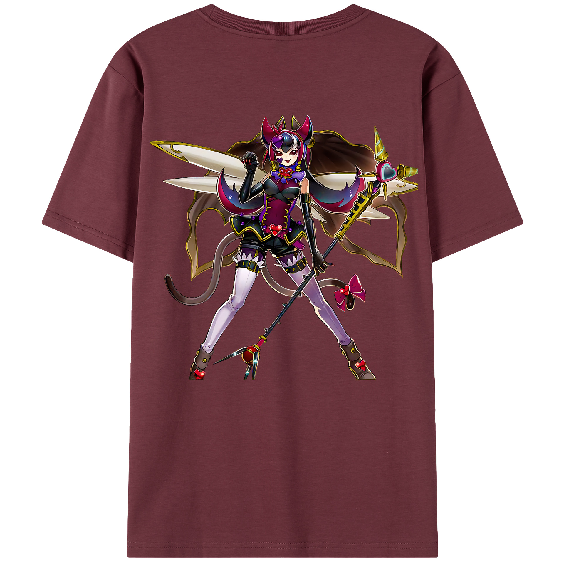 （画像用） 遊☆戯☆王 Yu-Gi-Oh! 綿100％半袖Tシャツ（背面プリント）